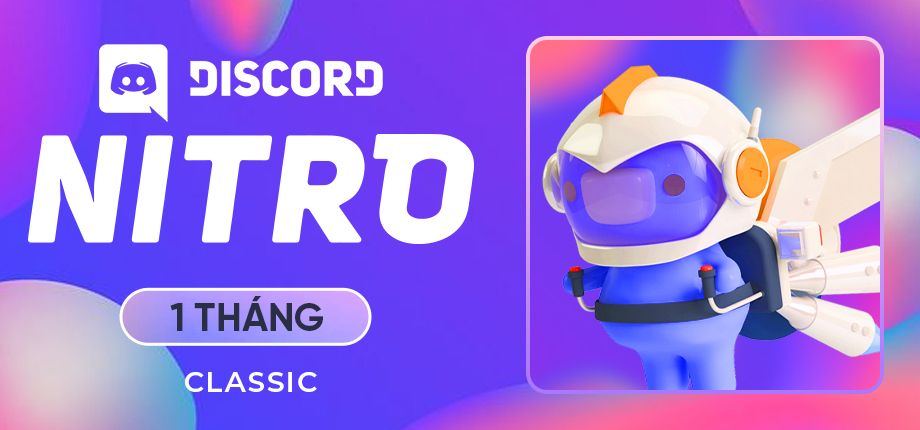Discord Nitro 1 Tháng (Classic)